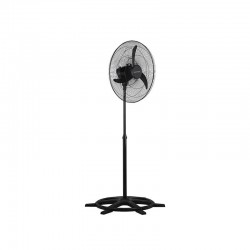 VENTILADOR DE COLUNA PRETO OSCILANTE 60CM NEW SILENCIOSO VENTISOL