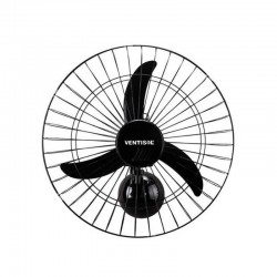 VENTILADOR DE PAREDE PRETO 60CM COMERCIAL VENTISOL